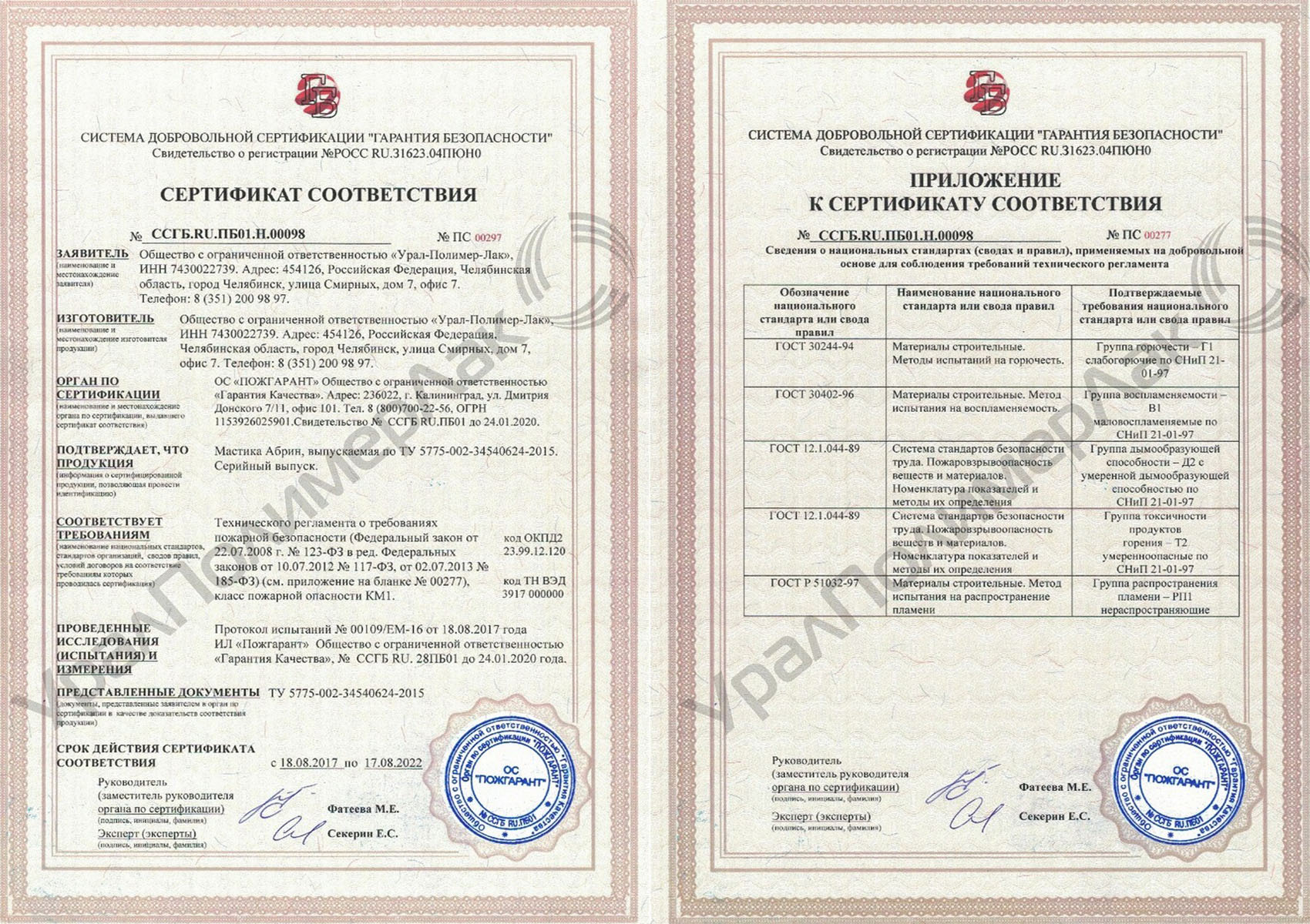 Шкаф шпс сертификат соответствия