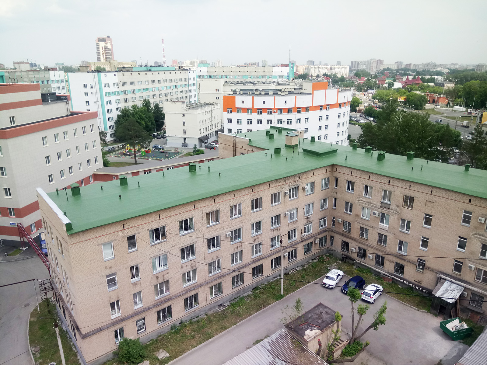 Кровли для больниц и санаториев